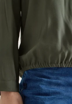 Blouse en couleur unie