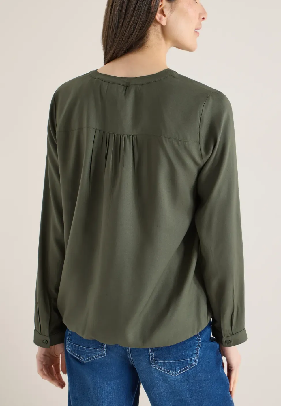 Blouse en couleur unie