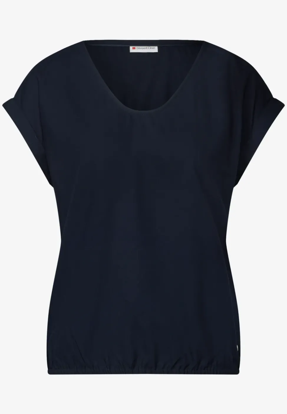 Blouse en couleur unie