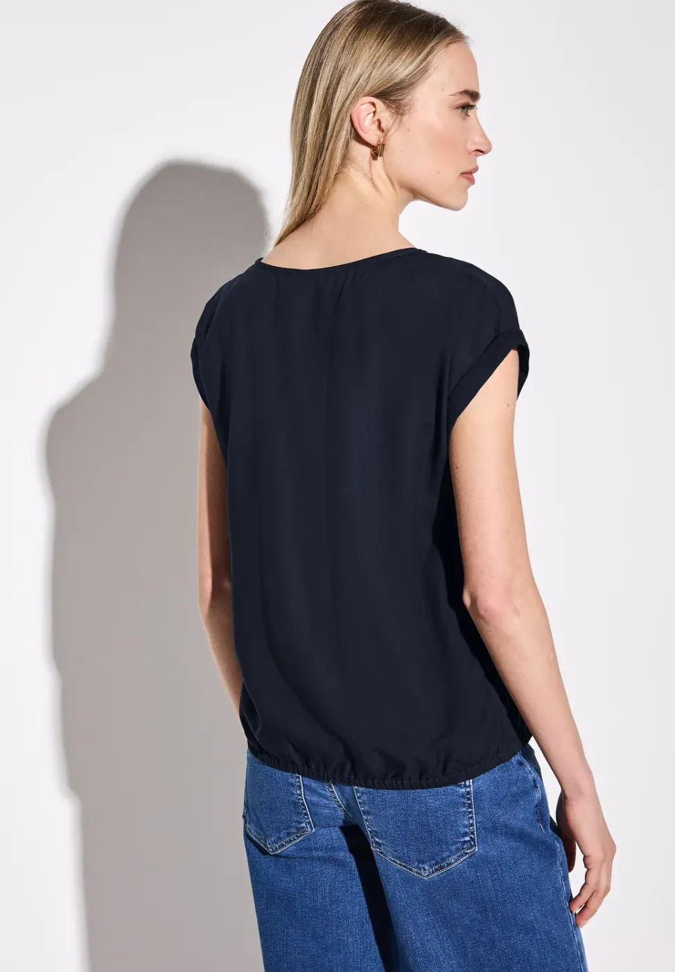Blouse en couleur unie