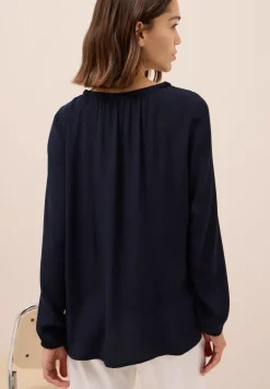 Blouse en crêpe
