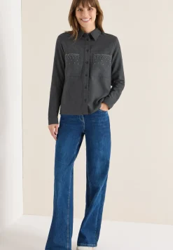 Blouse en flanelle avec rivets