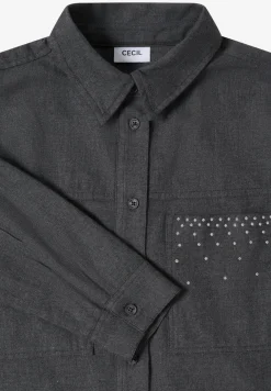 Blouse en flanelle avec rivets