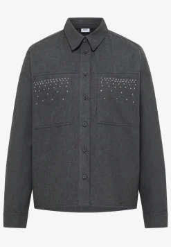 Blouse en flanelle avec rivets