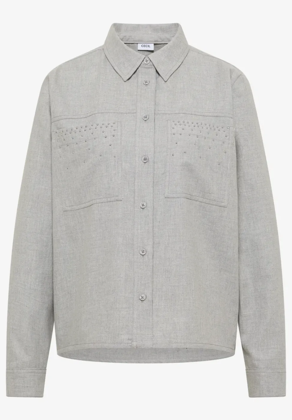 Blouse en flanelle avec rivets
