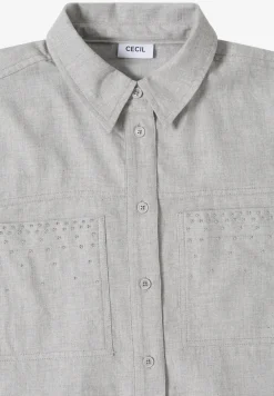 Blouse en flanelle avec rivets