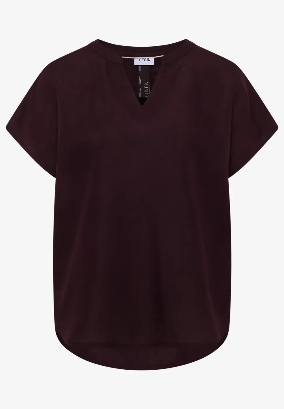 Blouse en lin mélangé