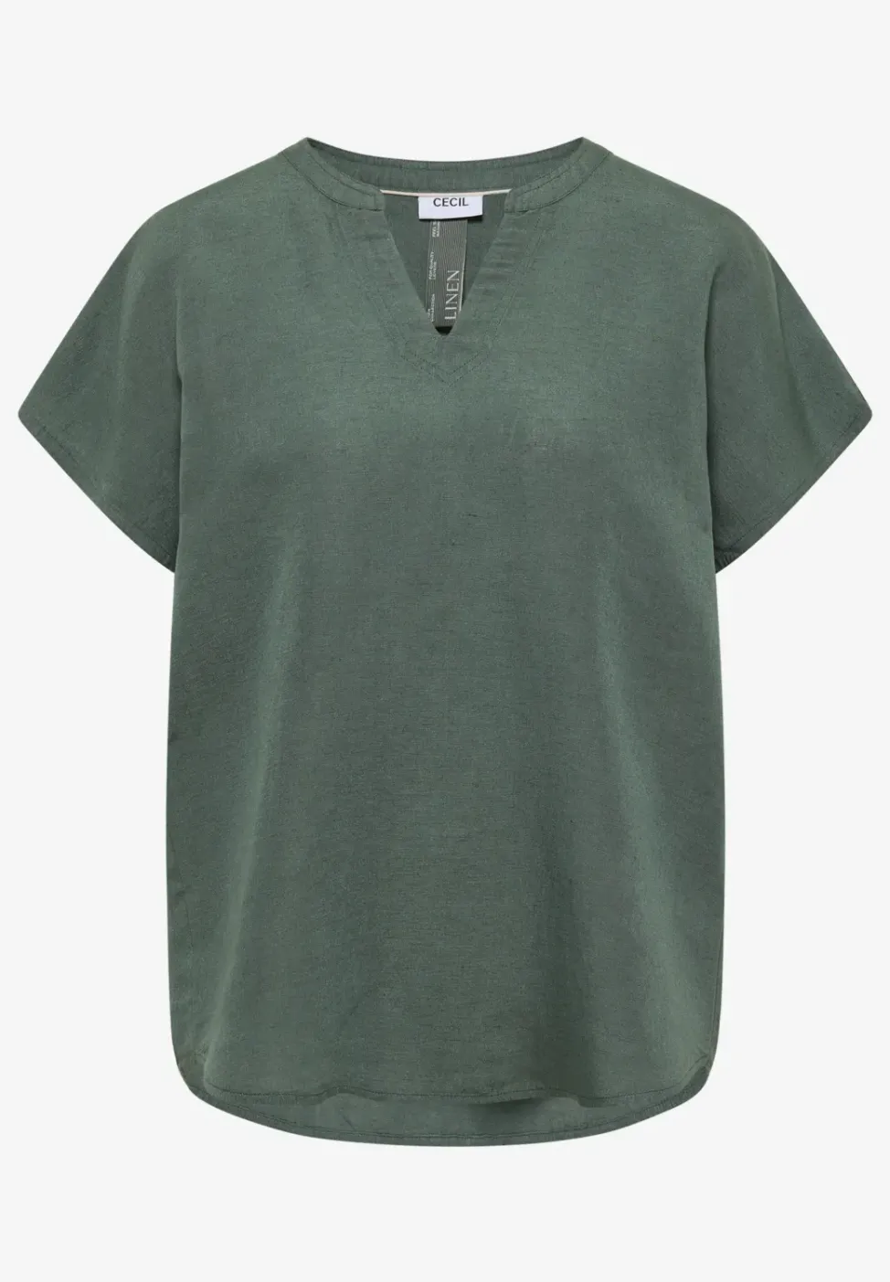 Blouse en lin mélangé