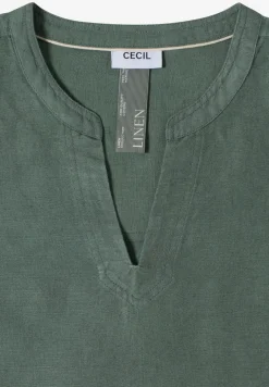 Blouse en lin mélangé