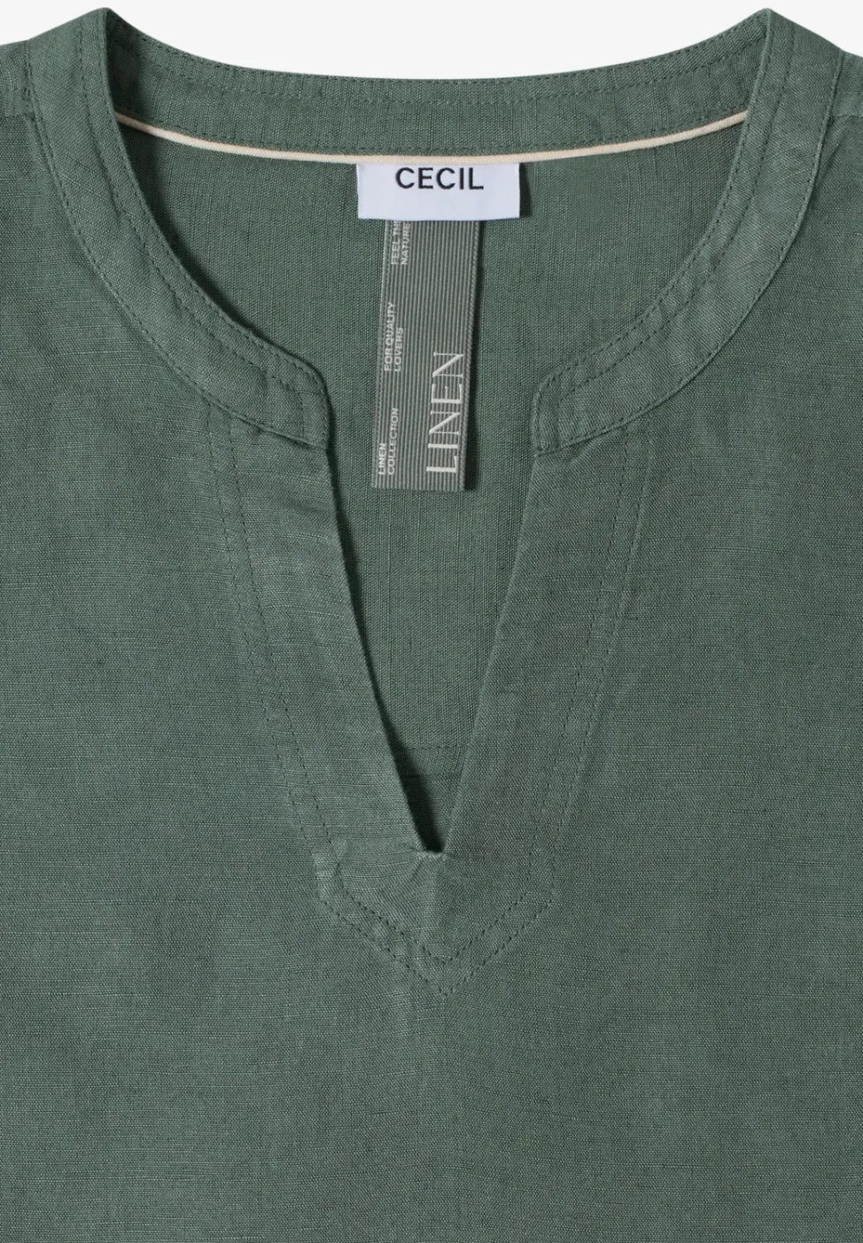 Blouse en lin mélangé