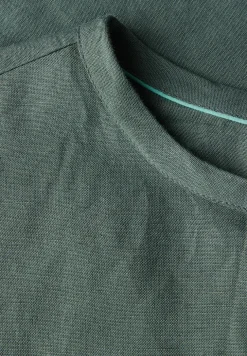 Blouse en lin mélangé avec nœuds