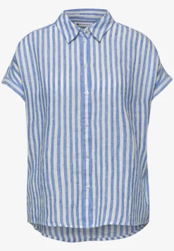 Blouse en lin rayée
