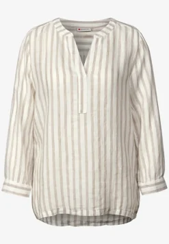 Blouse en lin rayée