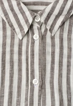 Blouse en lin rayée