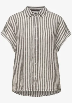 Blouse en lin rayée