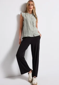 Blouse en lin sans manches