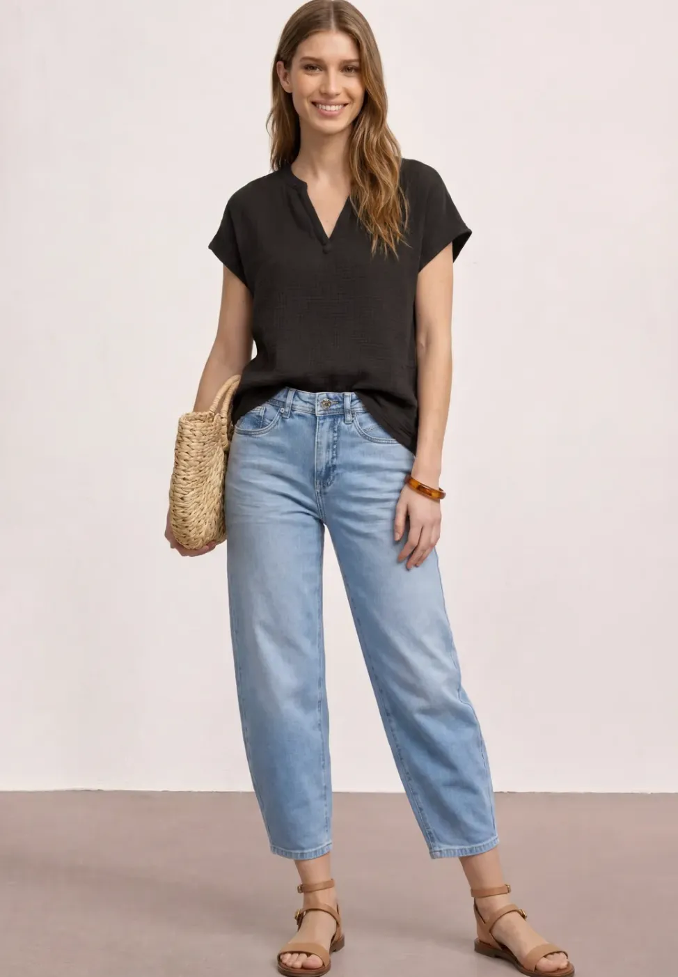 Blouse en mousseline
