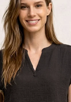 Blouse en mousseline