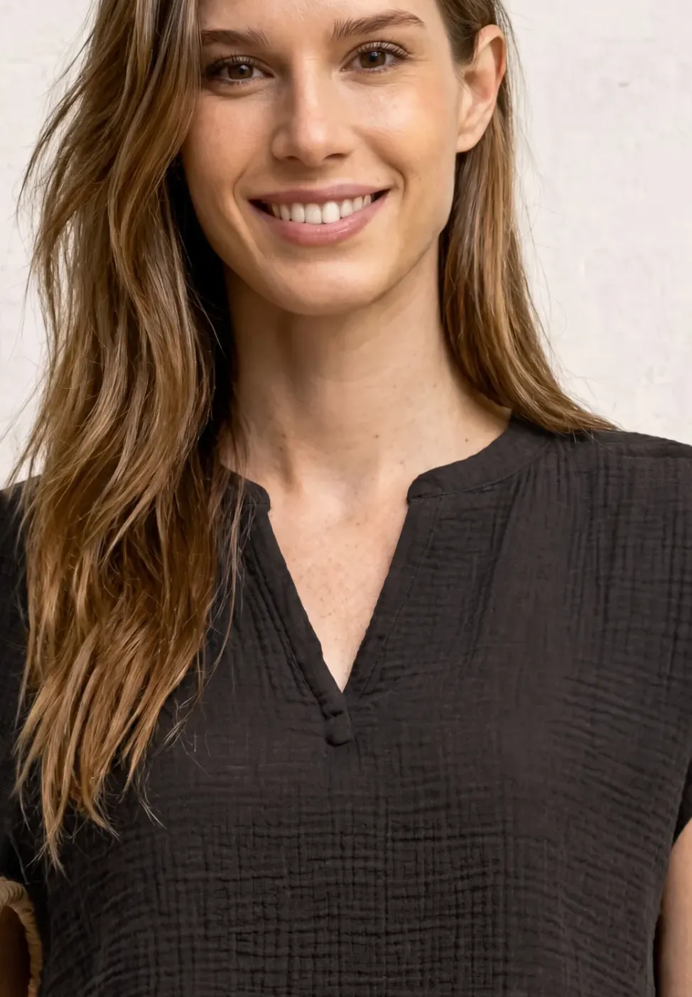 Blouse en mousseline