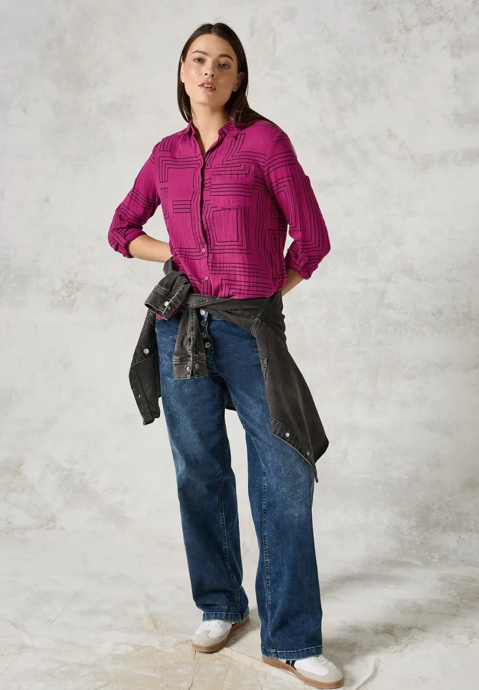 Blouse en mousseline