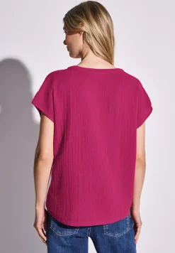 Blouse en mousseline