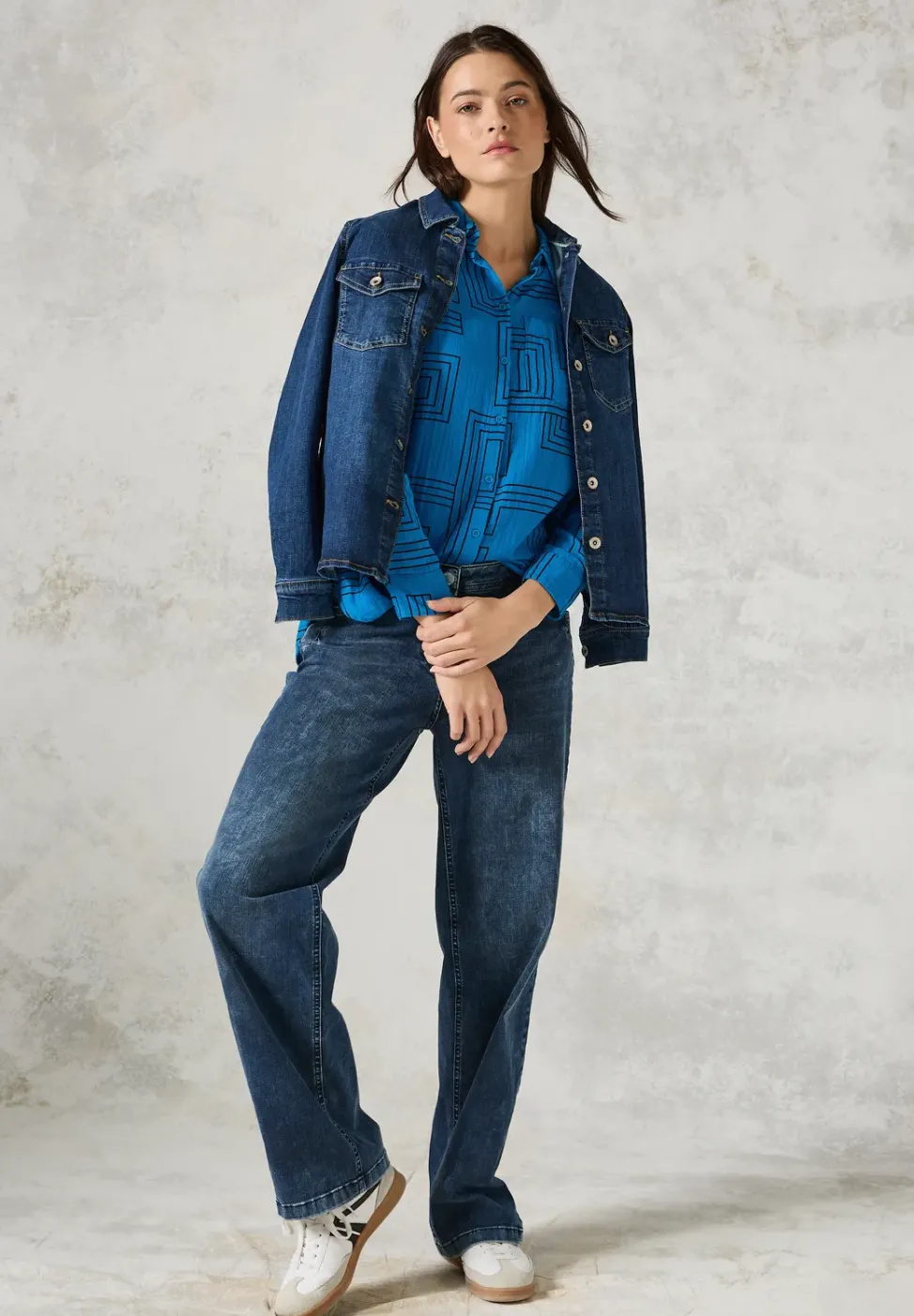 Blouse en mousseline