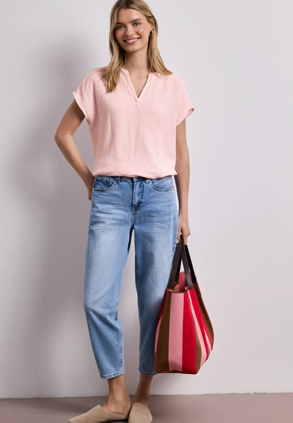 Blouse en mousseline