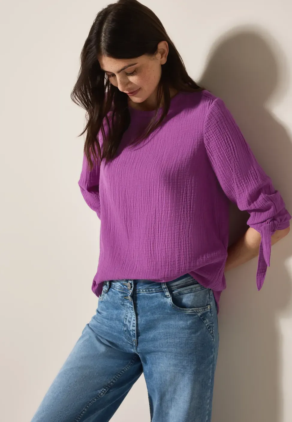 Blouse en mousseline