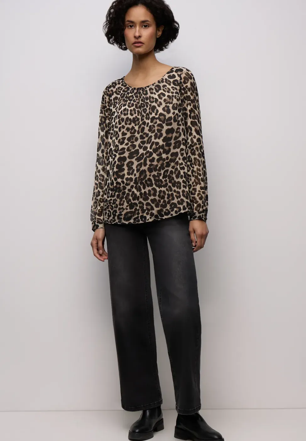Blouse en mousseline de soie