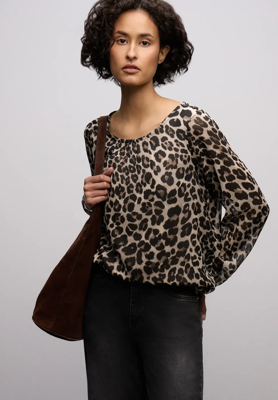 Blouse en mousseline de soie