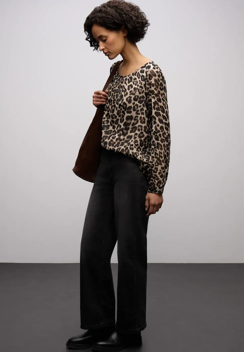 Blouse en mousseline de soie