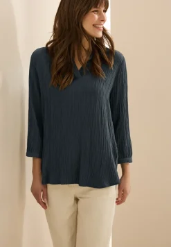 Blouse en seersucker