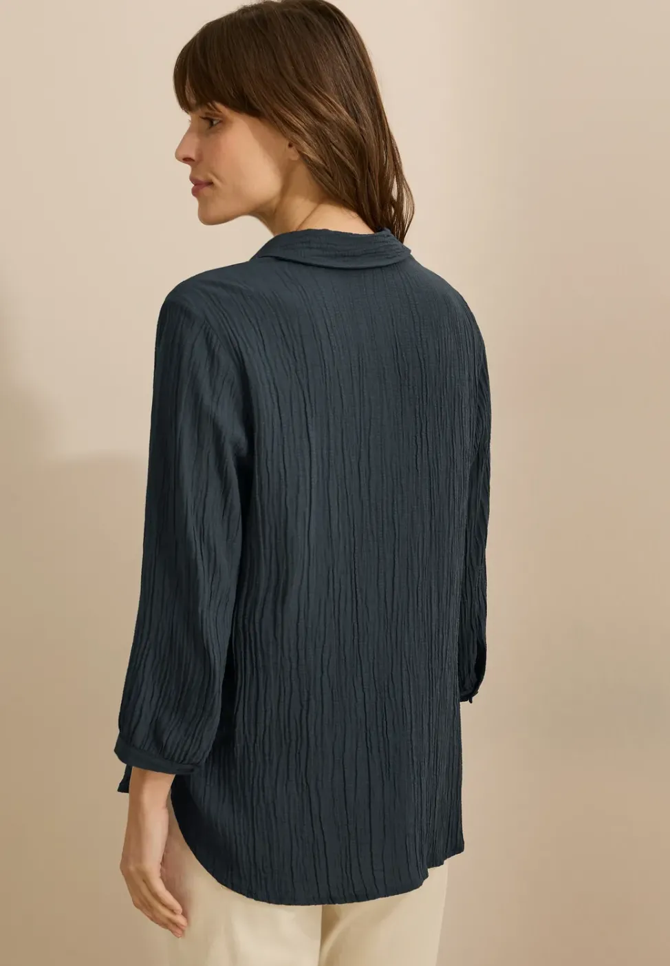 Blouse en seersucker