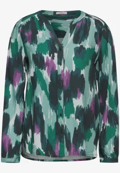 Blouse en seersucker à motifs
