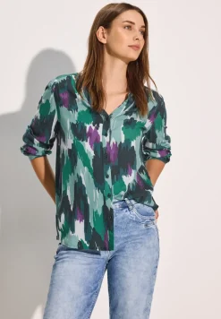 Blouse en seersucker à motifs