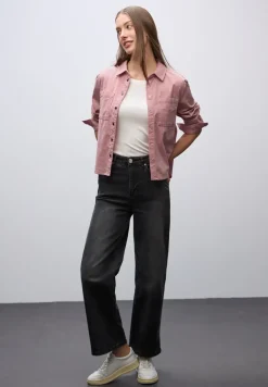 Blouse en velours côtelé