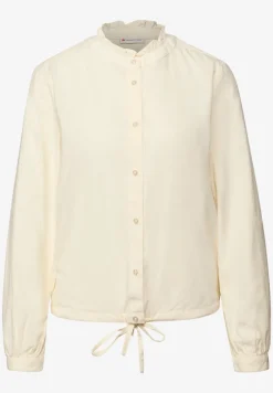 Blouse en velours côtelé avec cordon de serrage