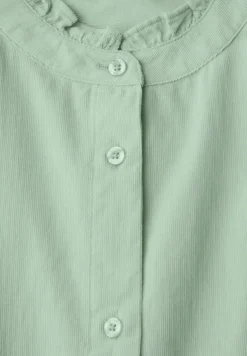 Blouse en velours côtelé avec cordon de serrage