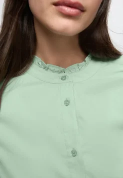 Blouse en velours côtelé avec cordon de serrage