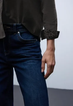 Blouse en velours côtelé avec détails de taille