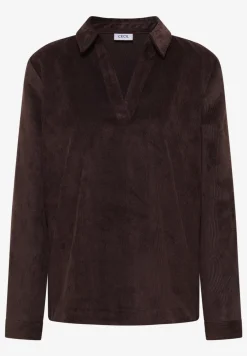 Blouse en velours côtelé souple