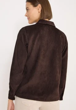 Blouse en velours côtelé souple