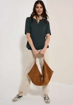 Blouse en viscose Split Neck