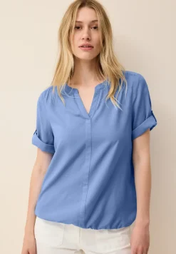 Blouse en viscose Split Neck