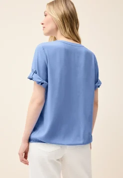 Blouse en viscose Split Neck