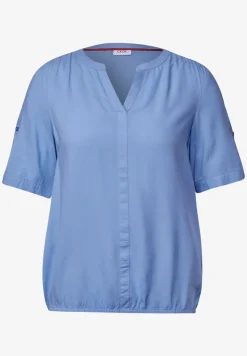 Blouse en viscose Split Neck