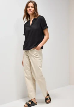 Blouse en viscose Split Neck
