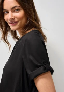 Blouse en viscose Split Neck