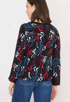Blouse imprimée avec paillettes
