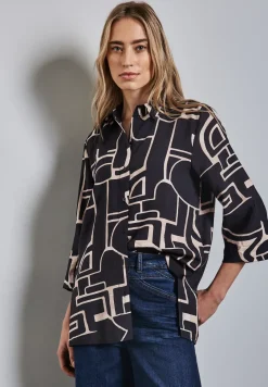 Blouse longue avec turn-up